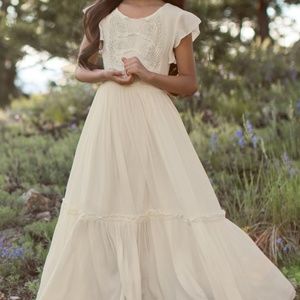 NWT Joyfolie Viola Dress in Cream (size 8)